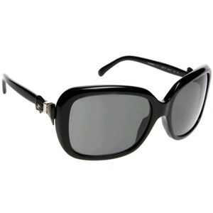 Authentic Chanel Black Bow Sunglasses